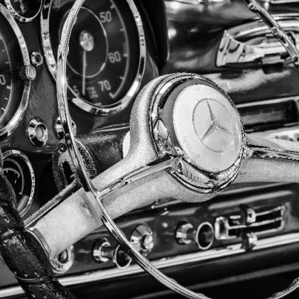 Painting Vintage Mercedes