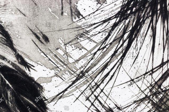 Painting Abstract Black