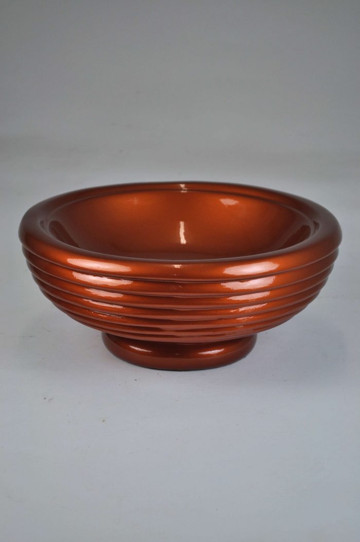 Red Bowl Vase