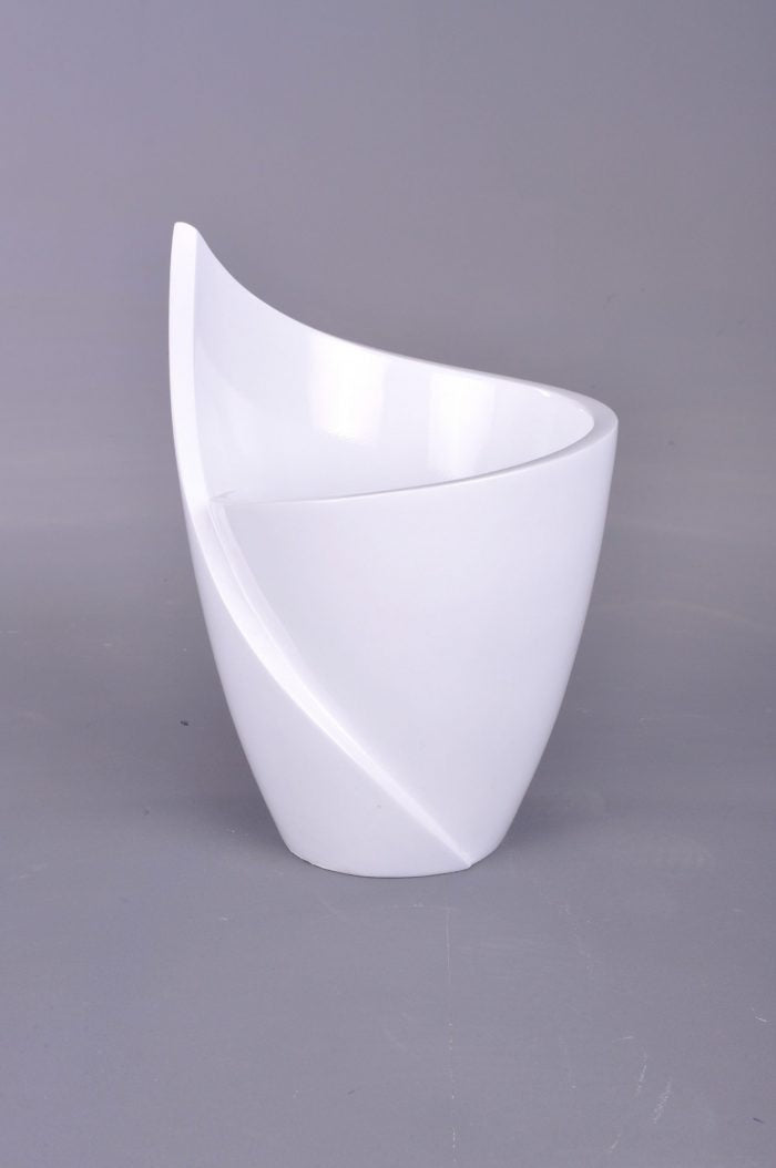 White Modern Desktop Planter