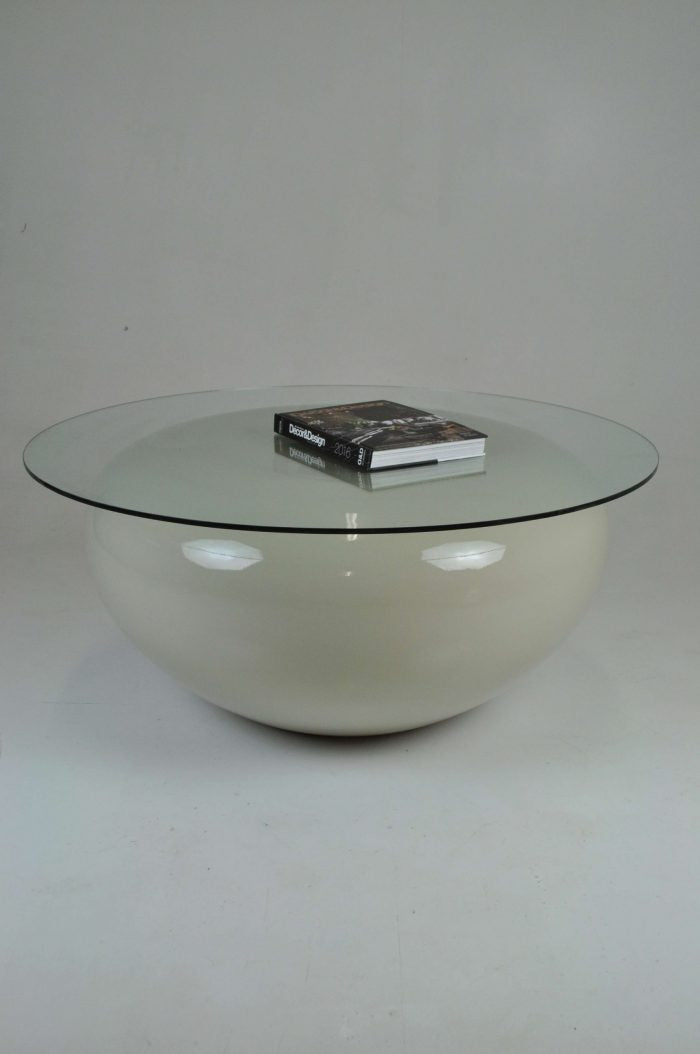 Gemini Coffee Table Round Glass