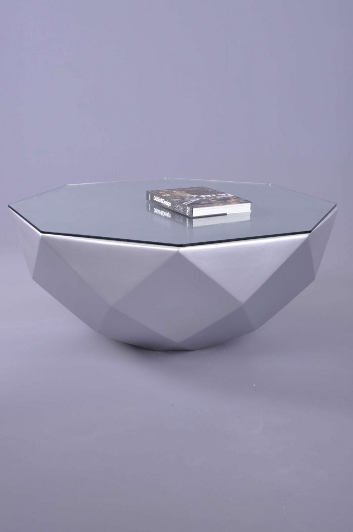Coffee Table Diamond Glass