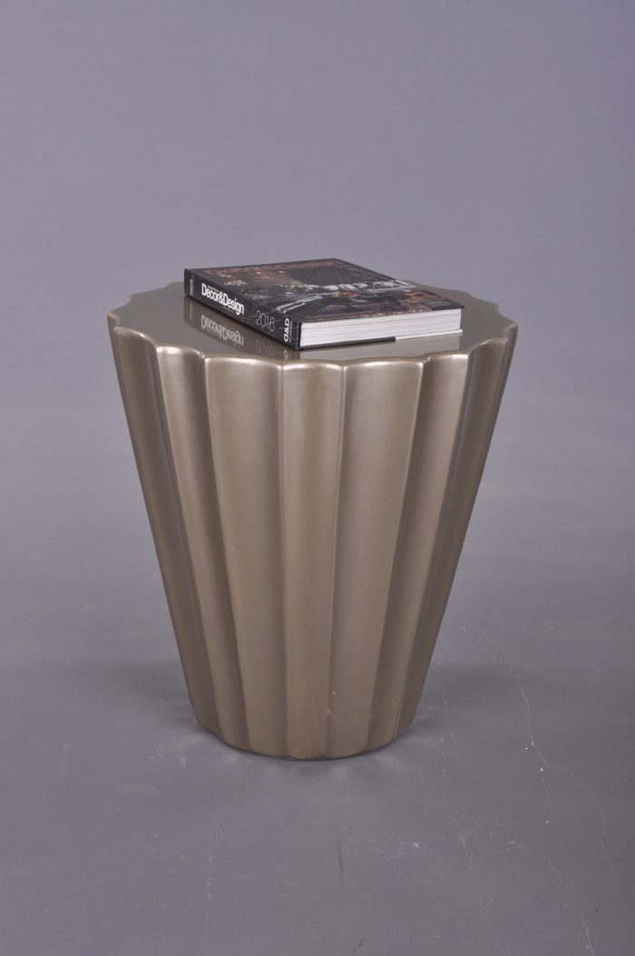 Gold Round Side Table