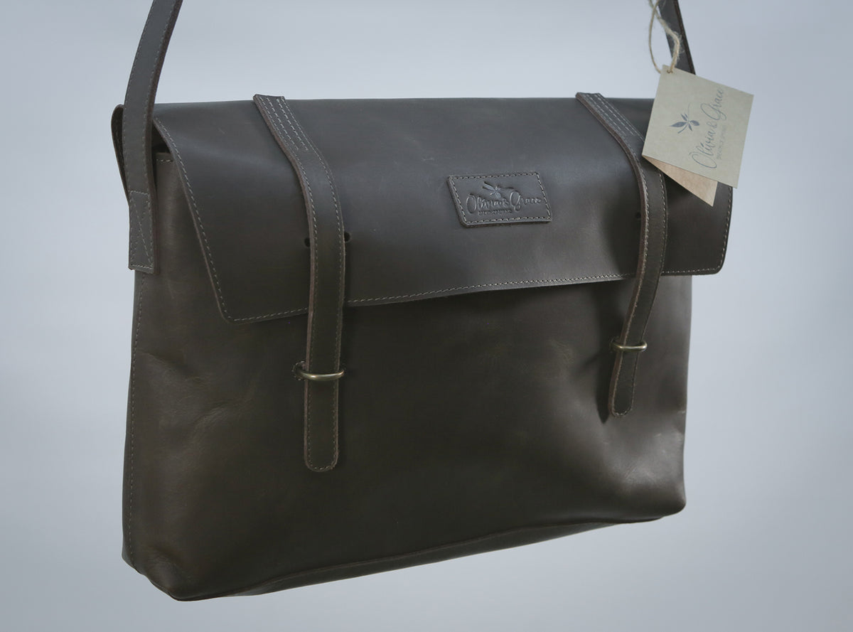 Leather Lap Top Bag
