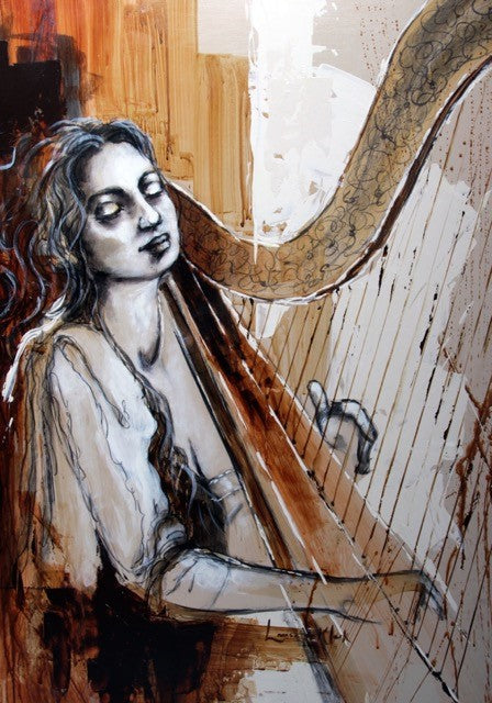 Painting Figure Musician
