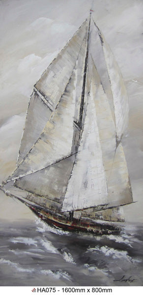 Painting Ship Coastal Art