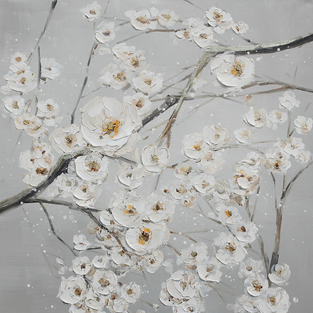 Painting White Flowers Floral Art