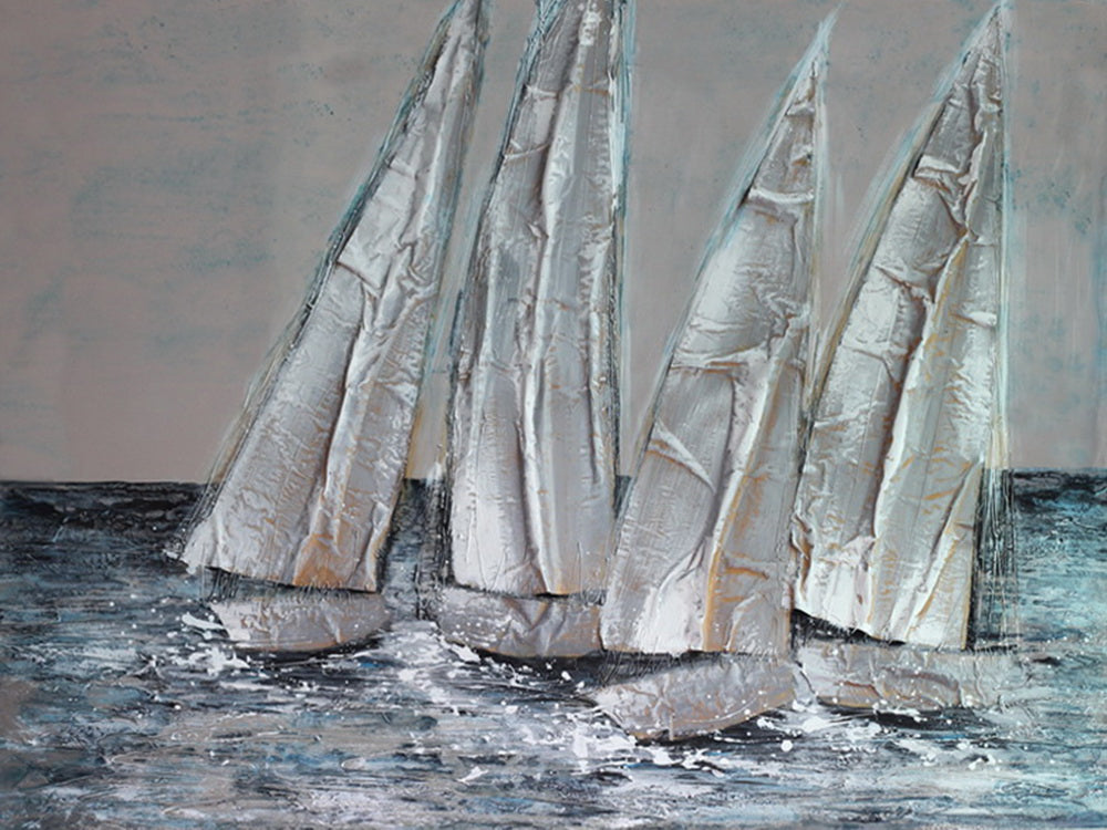 Painting Boats 2 Coastal Art