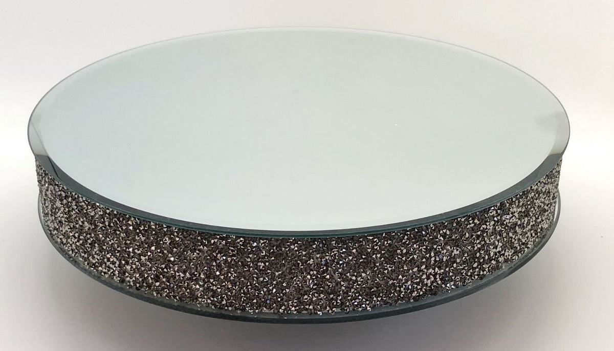 Mirror Black Cake Stand