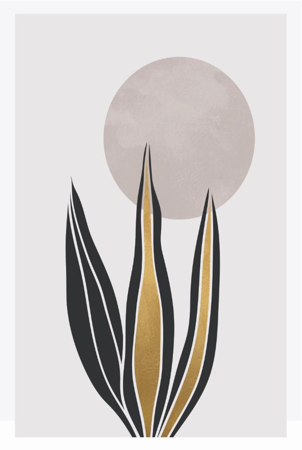 Painting Round Abstract Art