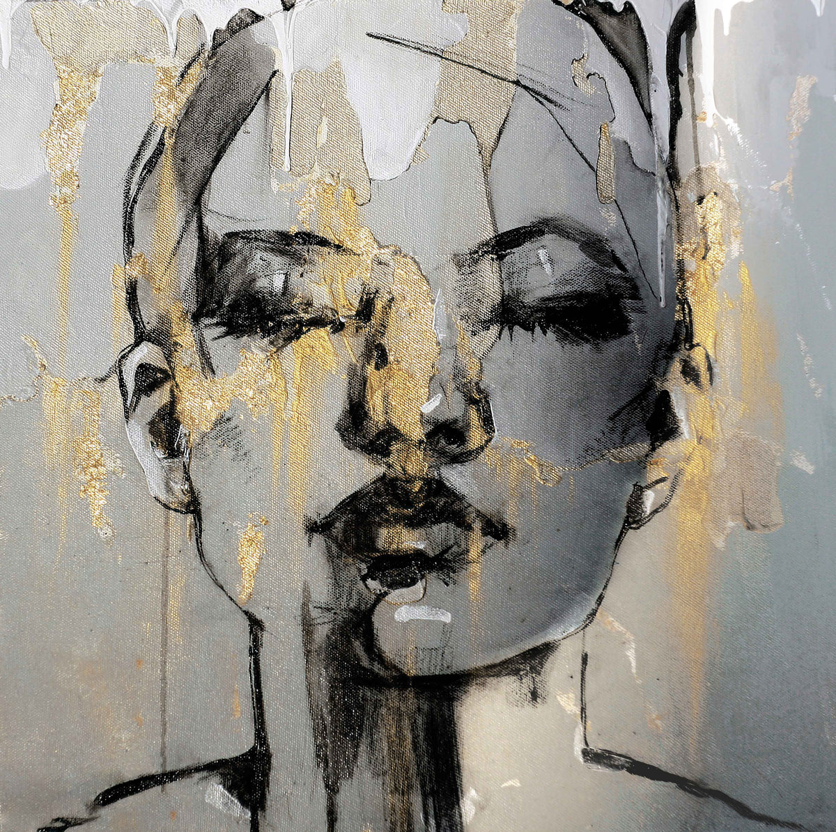 Painting Face Abstract Art