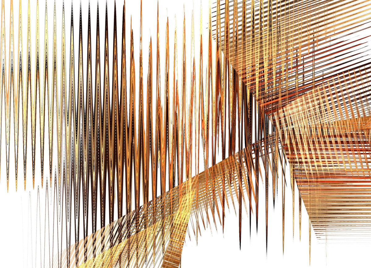 Painting Gold Sketch Abstract Art
