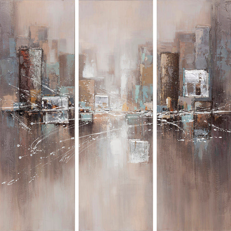 Painting 3 Panel Scratch  Street Art