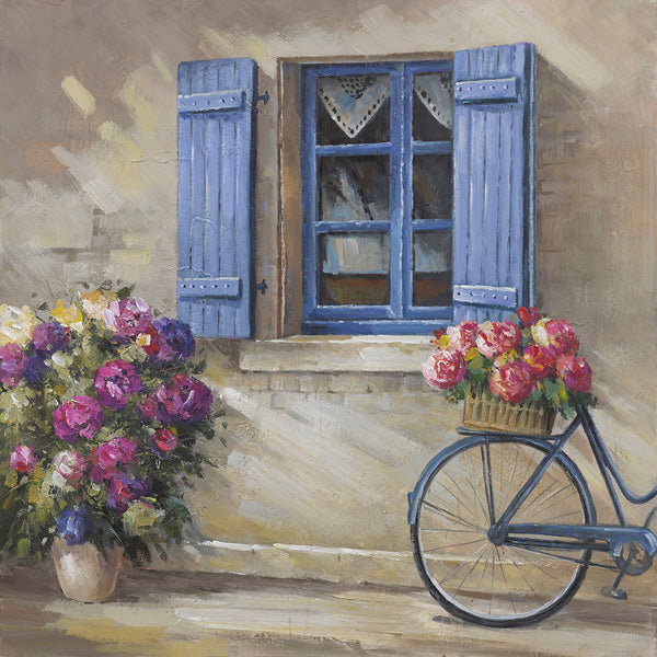 Painting Cottage Window Street Art