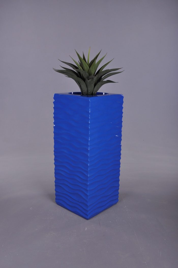 Square Wave Pattern Urn