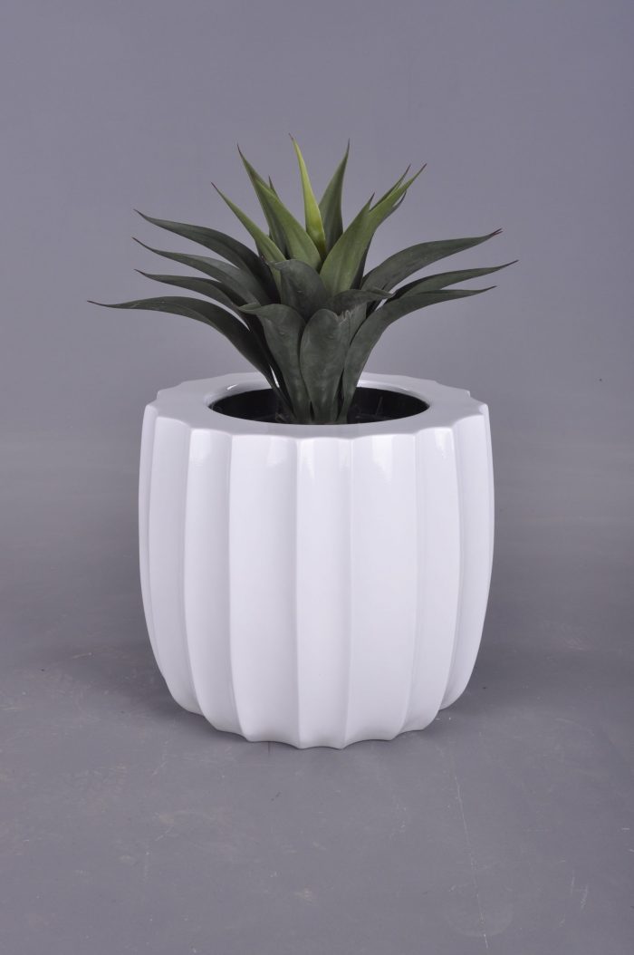 Halved White Urn