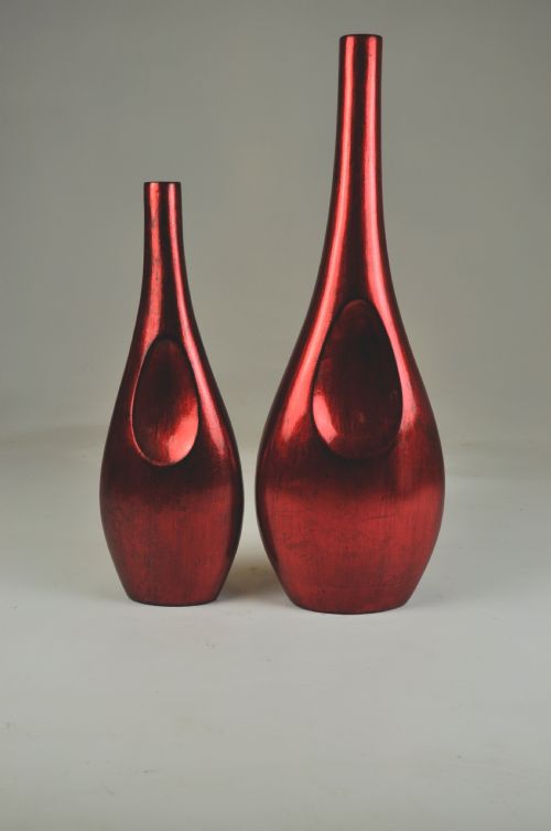 Combo Deal Red Vase Set
