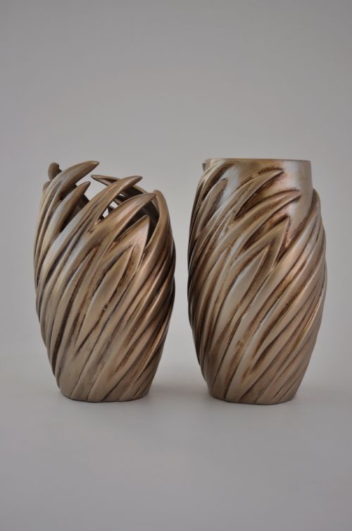 Combo Deal Mid Brown Vase Set